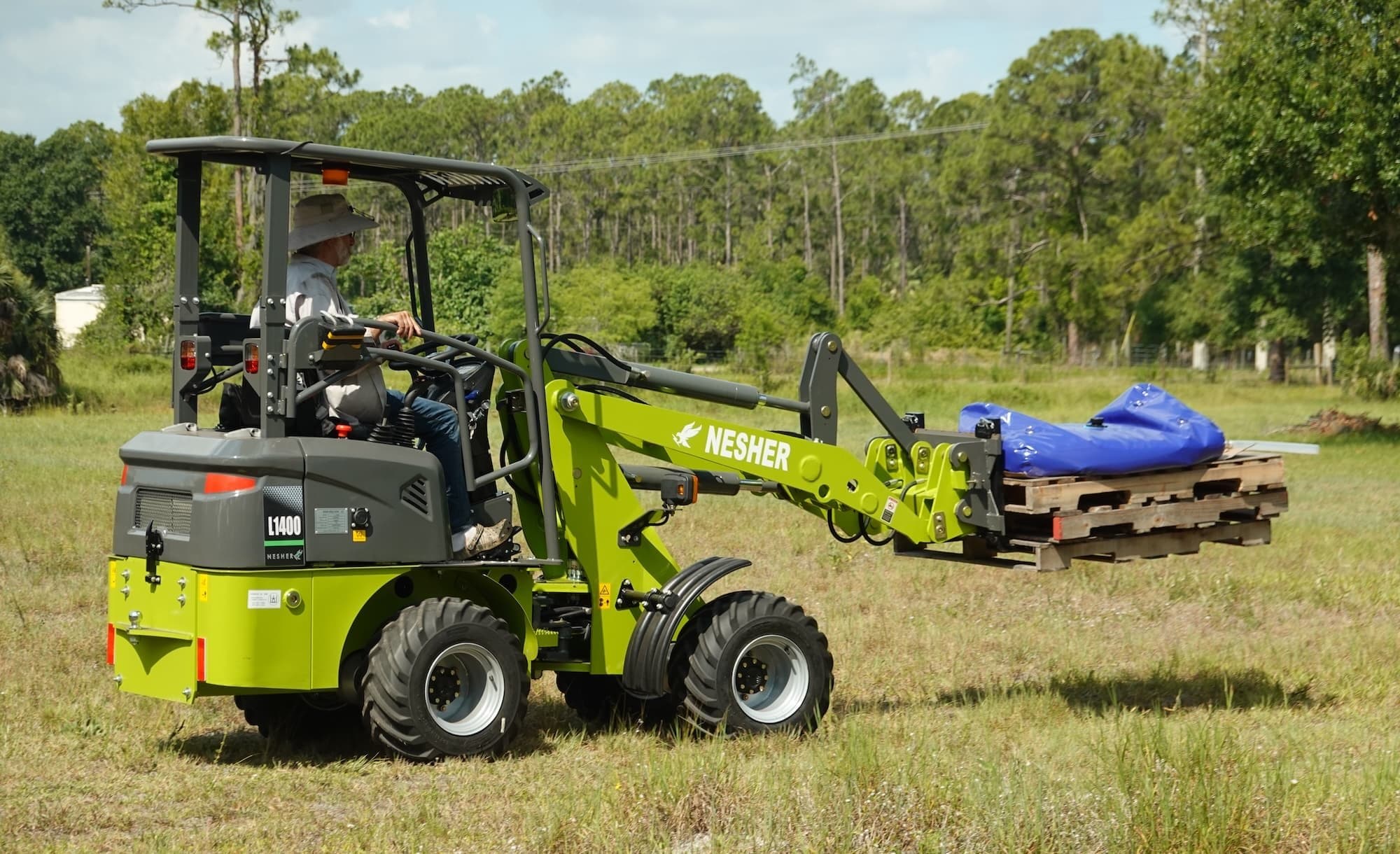 Field work in open terrain